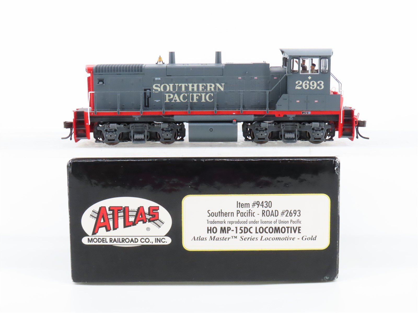 HO Atlas Master Gold 9430 SP "Bloody Nose" MP-15DC Diesel #2693 w/ DCC & Sound