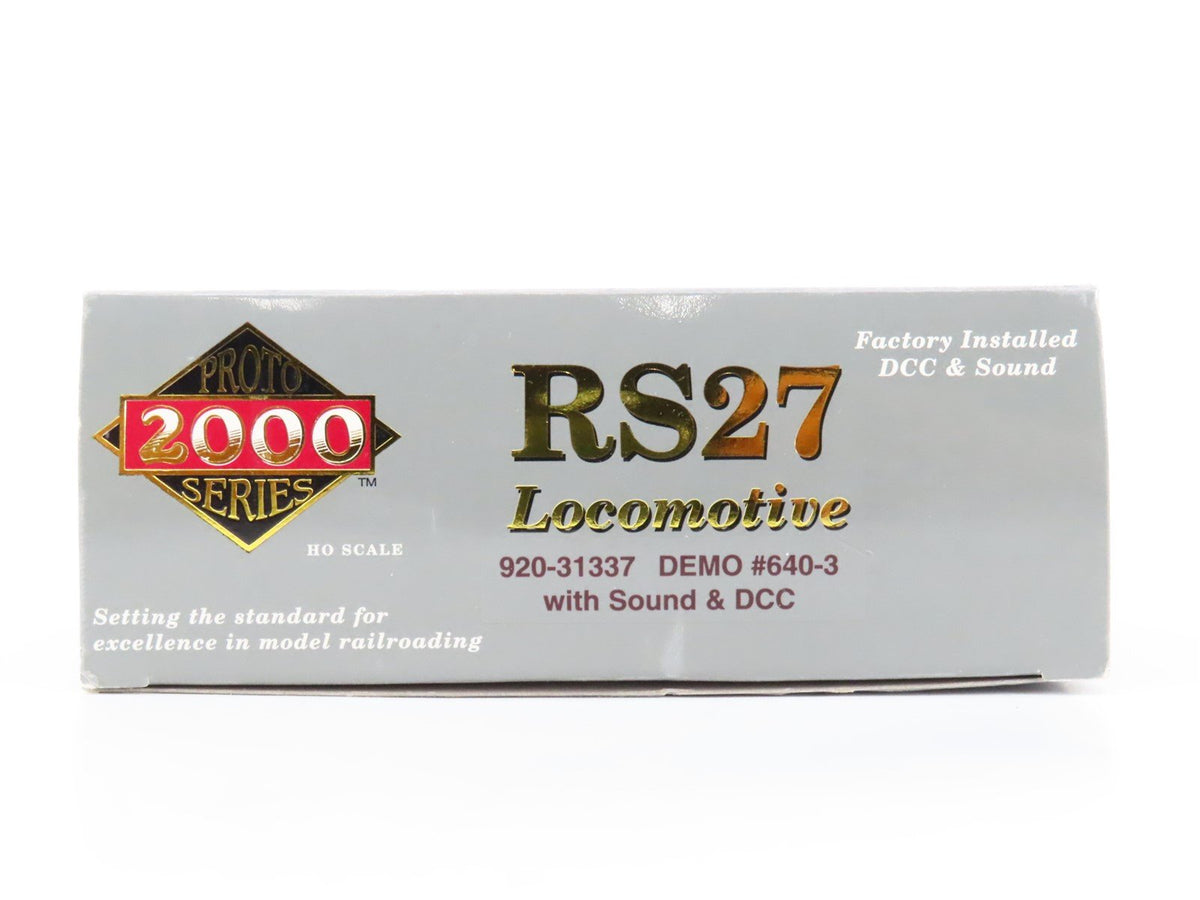 HO Proto 2000 920-31337 ALCO Demonstrator RS27 Diesel #640-3 w/ Sound - DCC ONLY