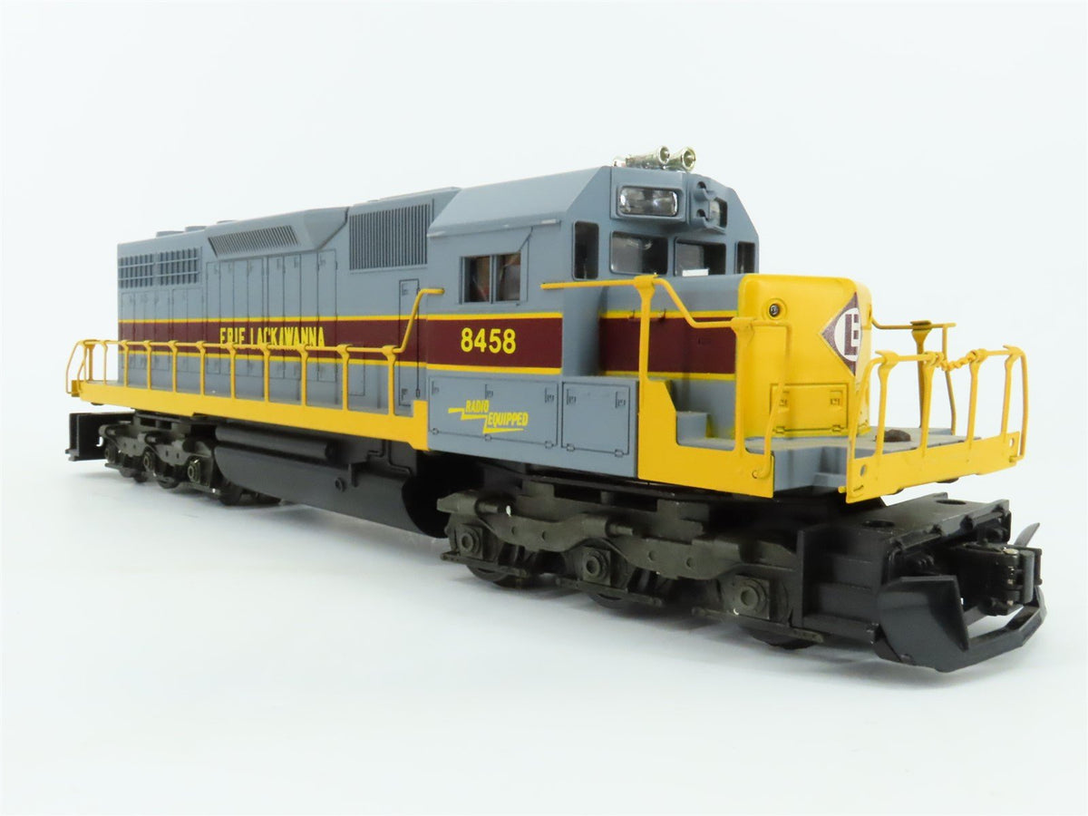 O Gauge 3-Rail Lionel 6-8458 EL Erie Lackawanna SD40 Diesel Locomotive #8458
