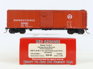 HO Scale Red Caboose RR-37066-1 PRR Pennsylvania Railroad Box Car #100023