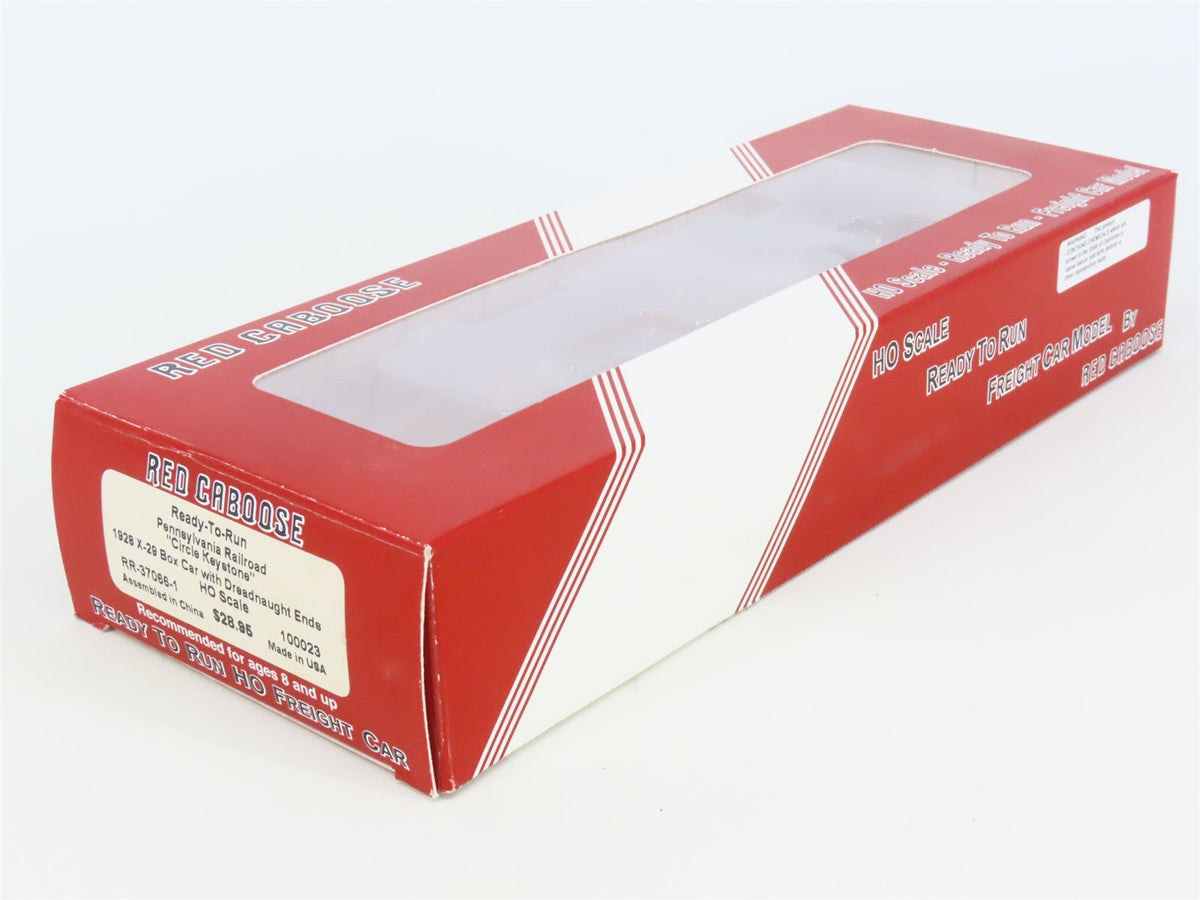 HO Scale Red Caboose RR-37066-1 PRR Pennsylvania Railroad Box Car #100023