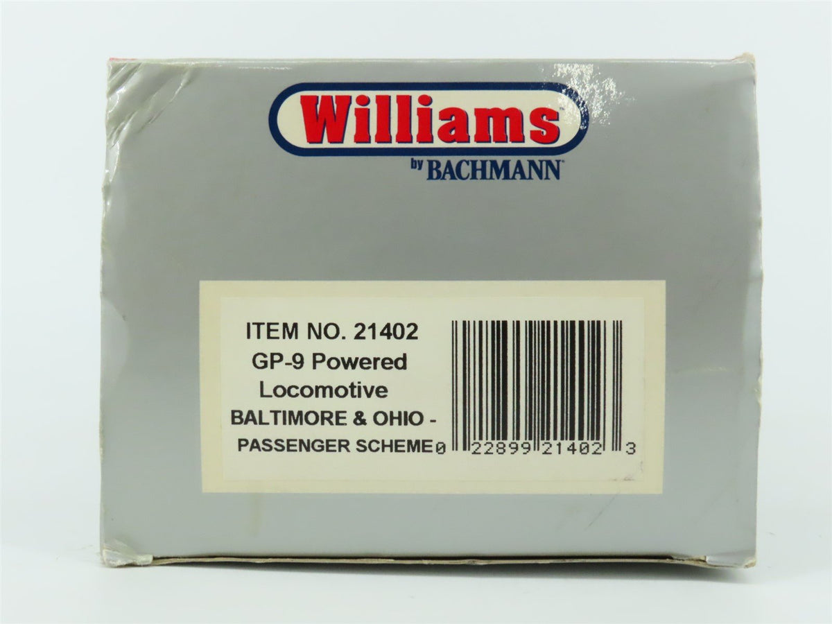 O Gauge 3-Rail Williams 21402 B&amp;O Baltimore &amp; Ohio GP9 Diesel Locomotive #6664
