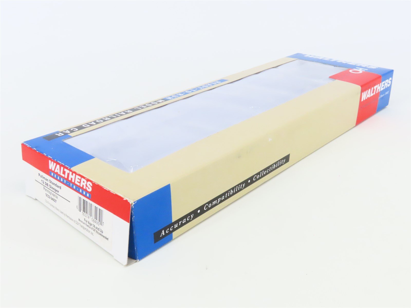 HO Scale Walthers 932-9407 PRR Pennsylvania Railroad Pullman Sleeper Passenger