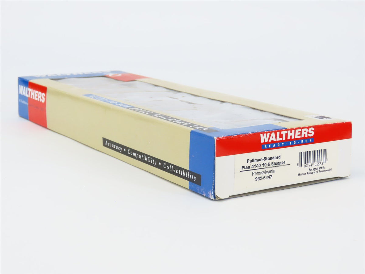HO Scale Walthers 932-6847 PRR Pennsylvania Railroad Pullman Sleeper Passenger