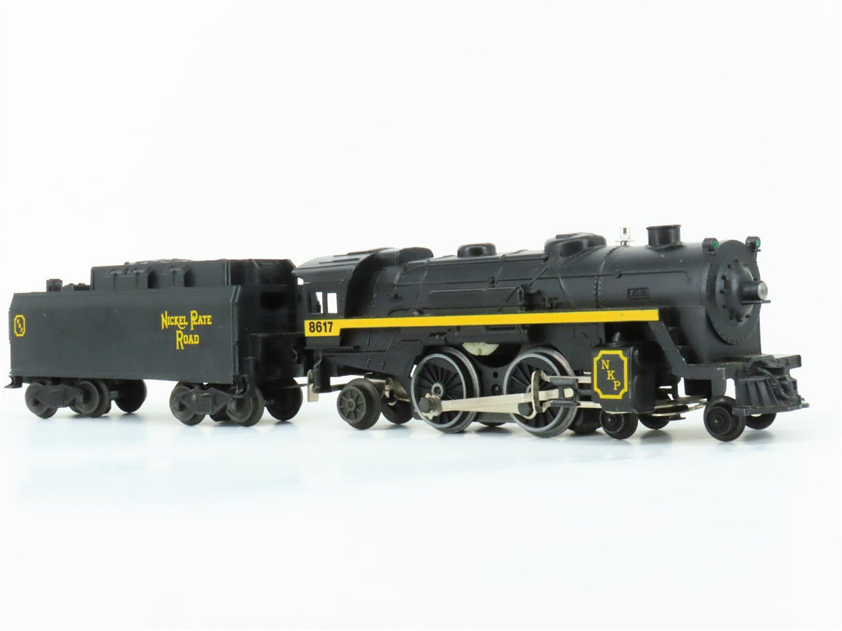 O Gauge 3-Rail Lionel NKP Nickel Plate Road 4-4-2 Steam Locomotive #8617