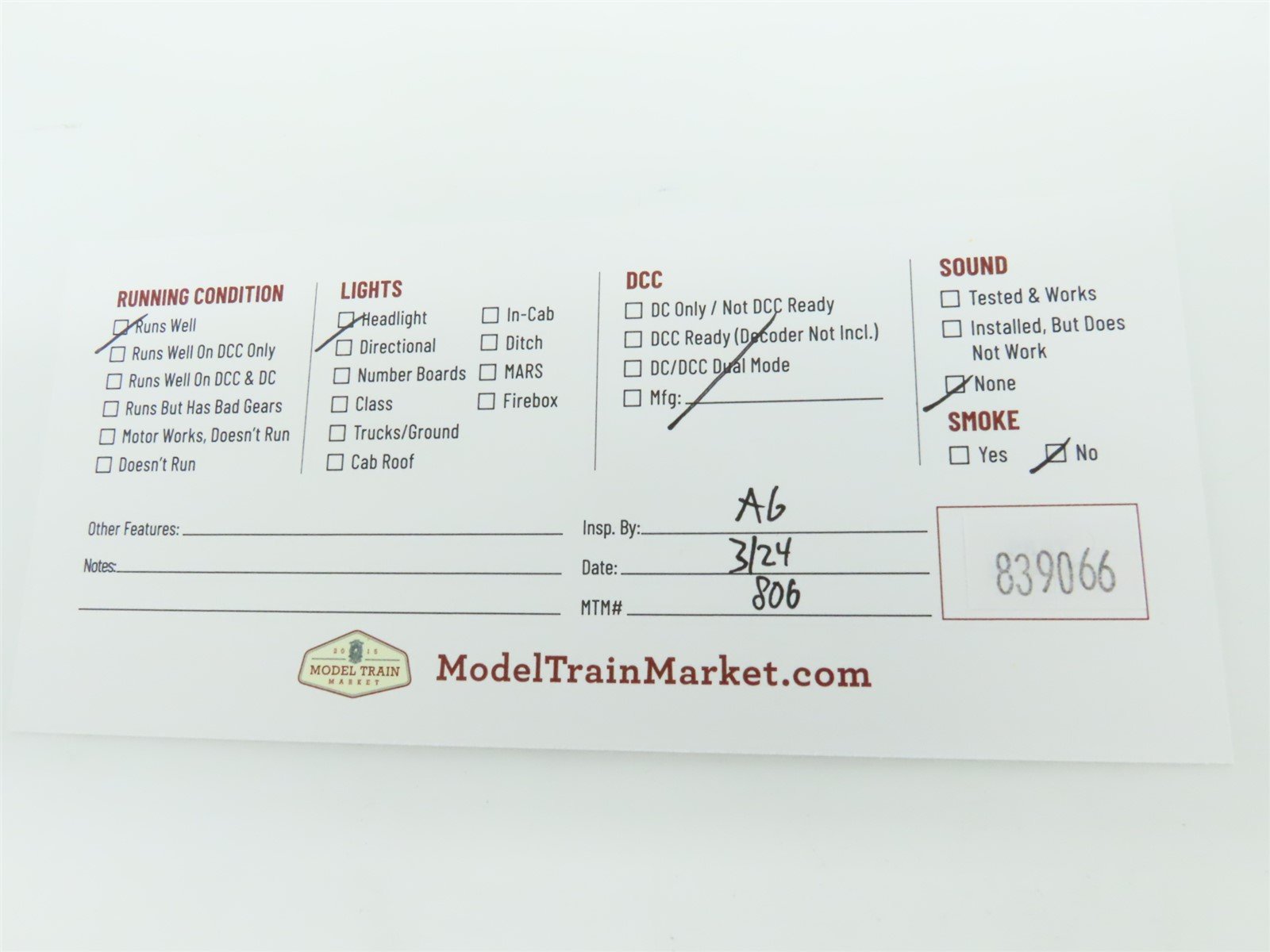 O Gauge 3-Rail Lionel ATSF Santa Fe 4-4-2 Steam Locomotive #8644