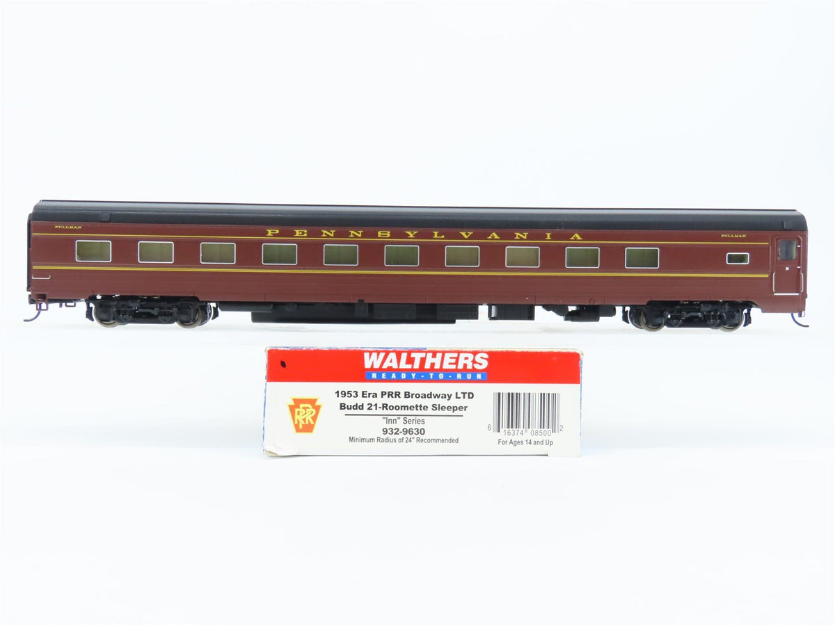 HO Scale Walthers 932-9630 PRR Pennsylvania Broadway Limited Sleeper Passenger