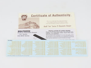 HO Scale Walthers 932-9630 PRR Pennsylvania Broadway Limited Sleeper Passenger