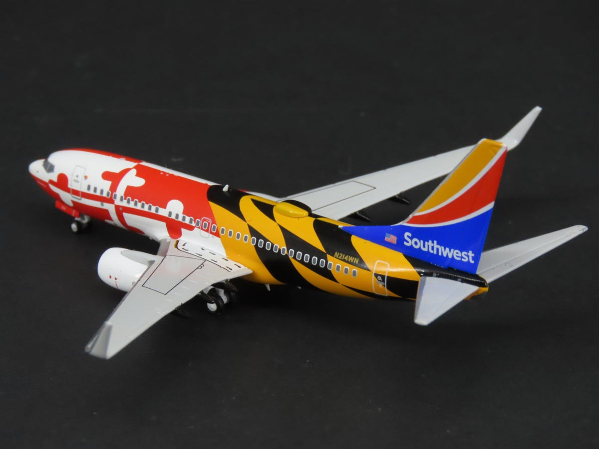 1:400 NG Models 77007 Die-Cast Southwest Maryland One B737-700 Airliner N214WN