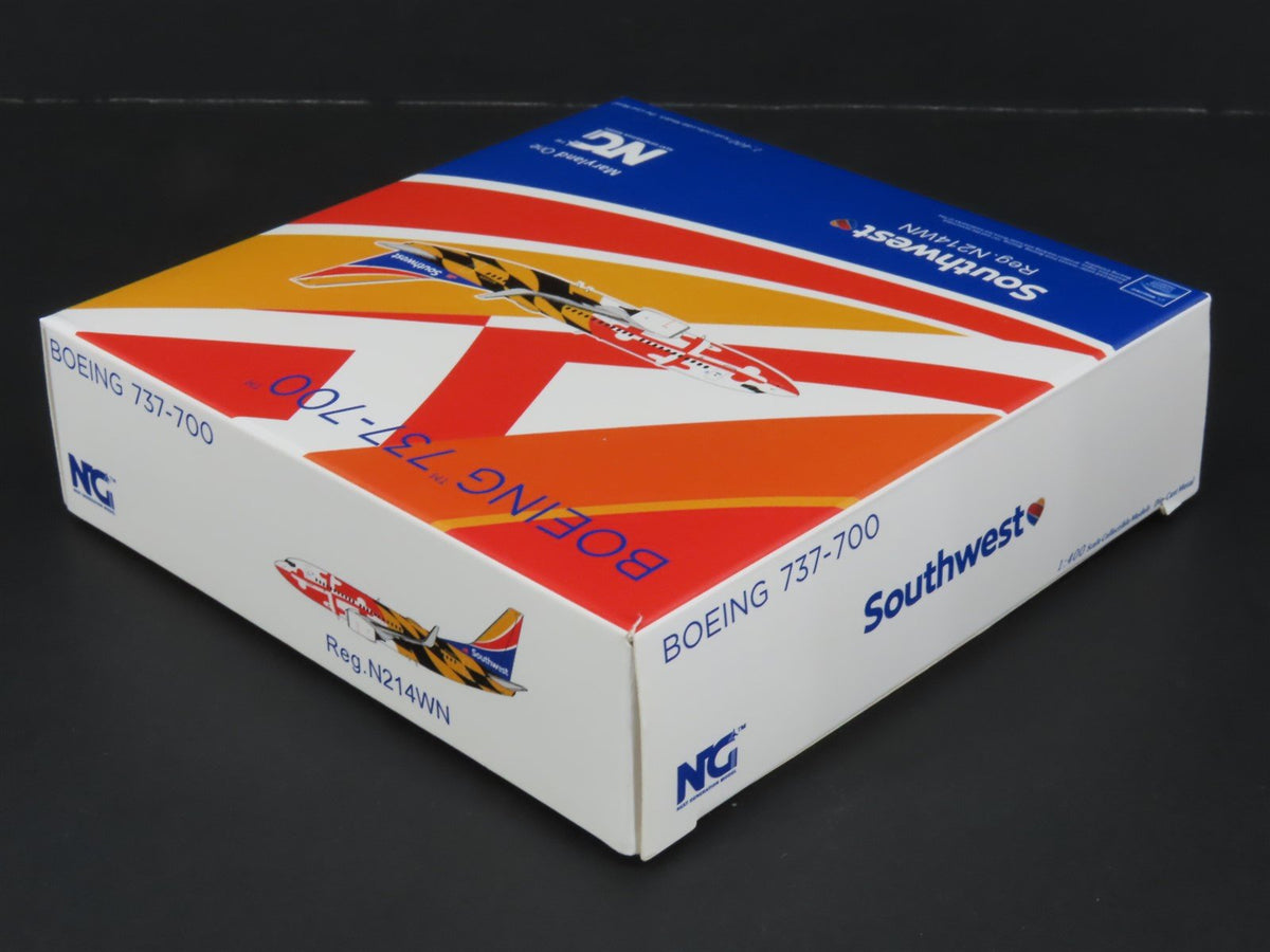 1:400 NG Models 77007 Die-Cast Southwest Maryland One B737-700 Airliner N214WN