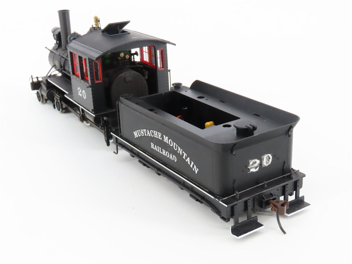 On30 Bachmann Spectrum 28305 Mustache Mountain RR 4-4-0 Steam #20 w/DCC - Custom