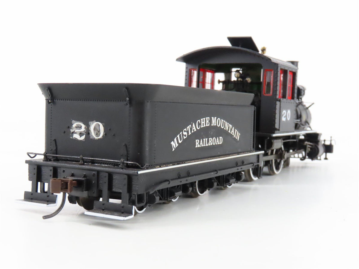 On30 Bachmann Spectrum 28305 Mustache Mountain RR 4-4-0 Steam #20 w/DCC - Custom