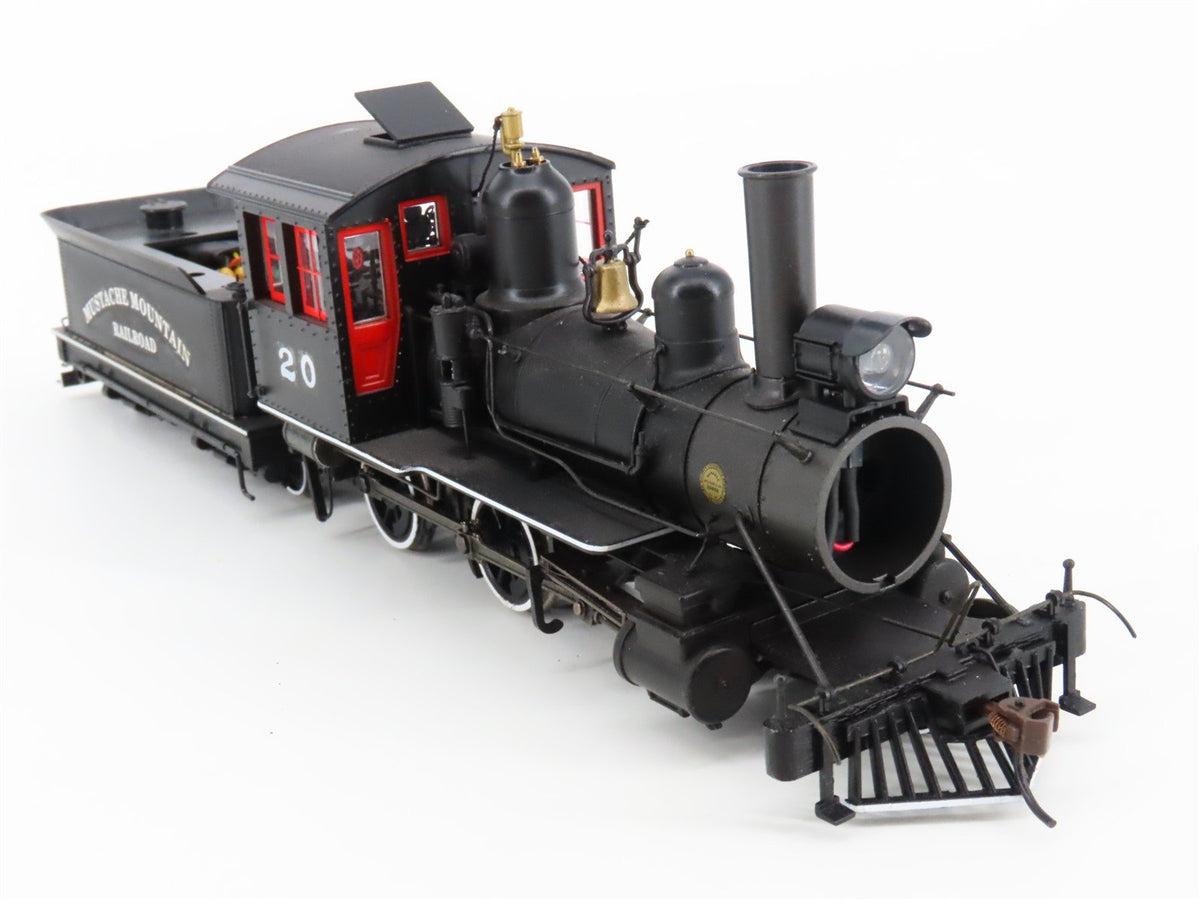 On30 Bachmann Spectrum 28305 Mustache Mountain RR 4-4-0 Steam #20 w/DCC - Custom