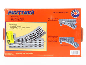 O Gauge Lionel 6-81252 Fastrack O31 Manual Switch Left Hand Track Piece