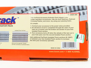 O Gauge Lionel 6-12029 Fastrack Accessory Activator Track Pieces