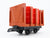 G Scale LGB 4045 Unlettered Stake Wagon Flatcar w/Shell Barrell Loads
