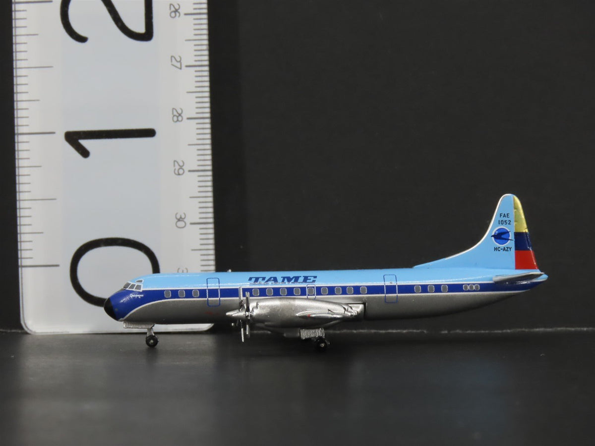 1:400 El Aviador Die-Cast Tame Lockheed L-188 Electra Airliner FAE 1052 HC-AZY
