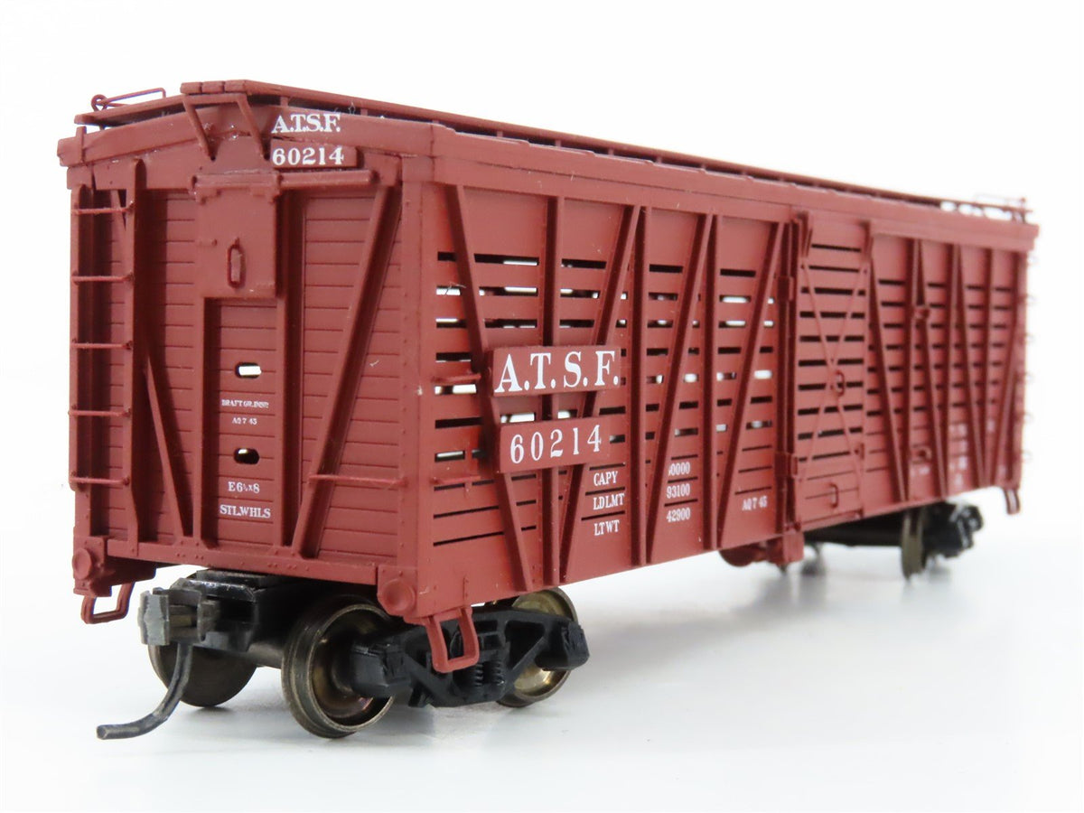 HO Scale InterMountain 47913-30 ATSF Santa Fe Stock Car #60214