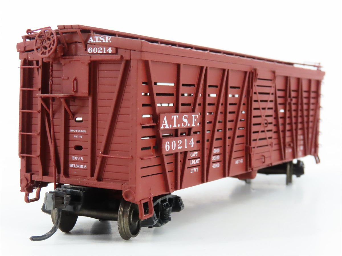 HO Scale InterMountain 47913-30 ATSF Santa Fe Stock Car #60214