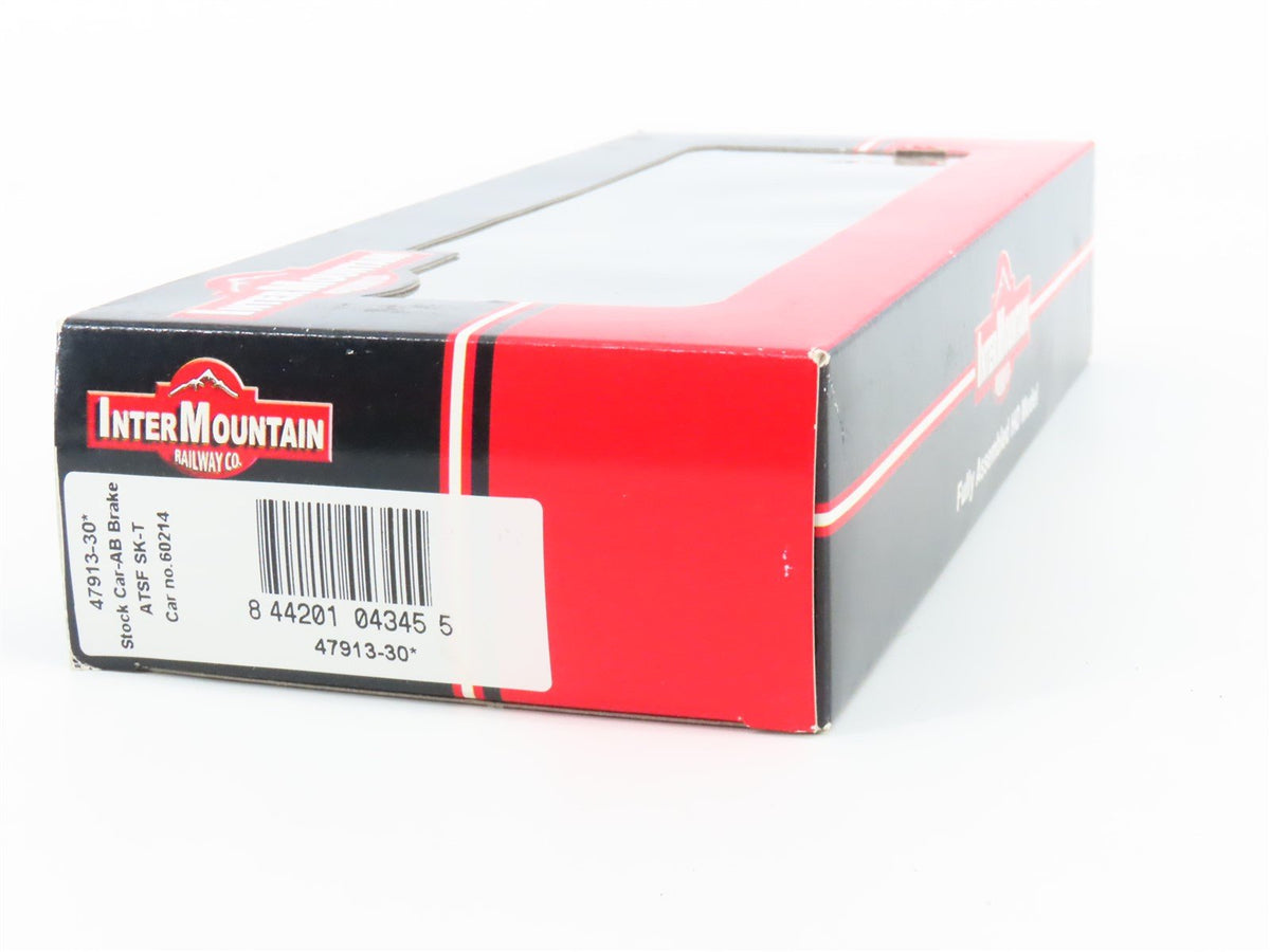 HO Scale InterMountain 47913-30 ATSF Santa Fe Stock Car #60214