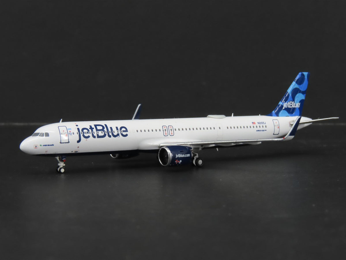 1:400 Panda Models/Winglux Die-Cast JetBlue Airlines Airbus A321 Airliner