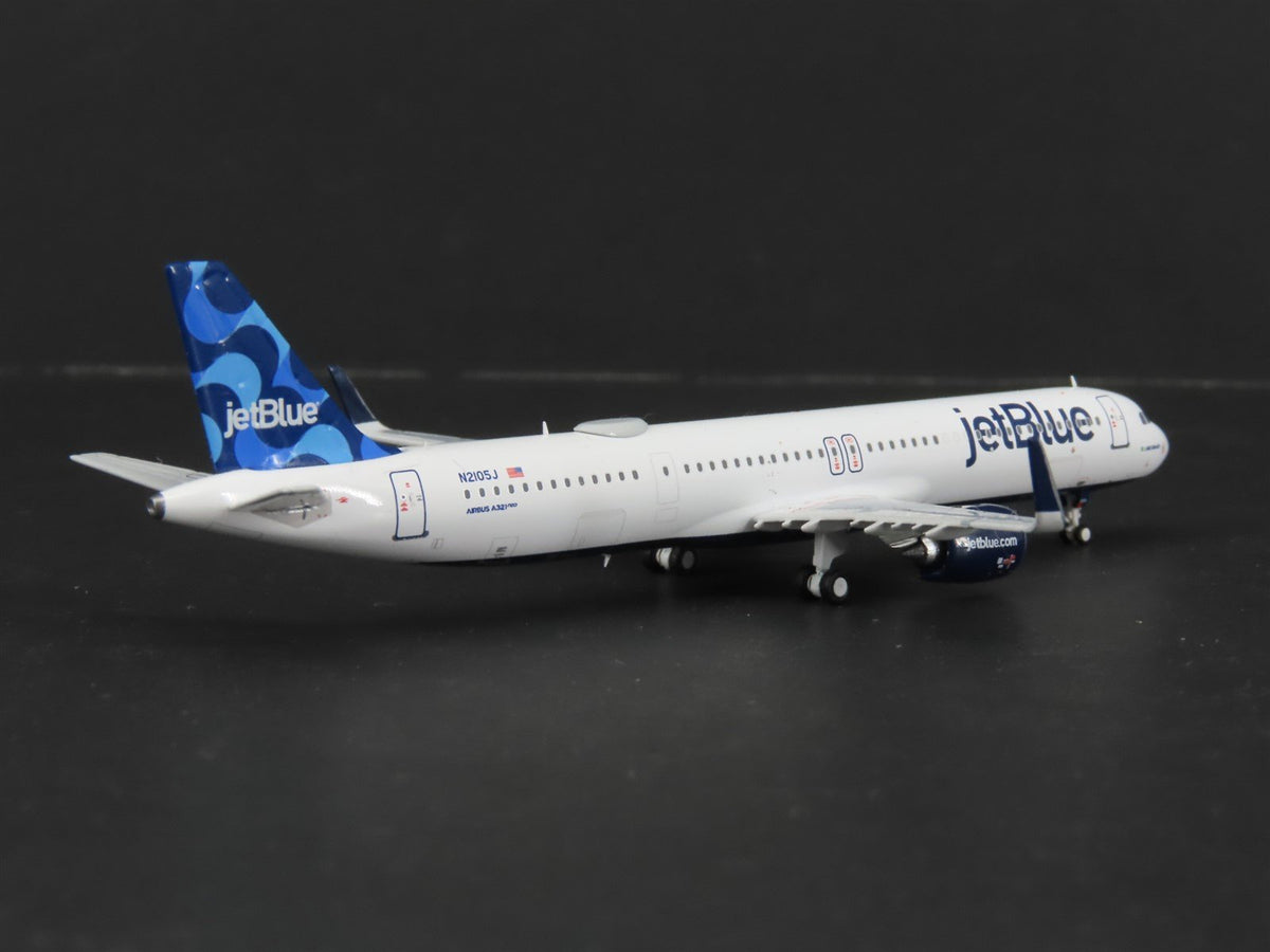 1:400 Panda Models/Winglux Die-Cast JetBlue Airlines Airbus A321 Airliner