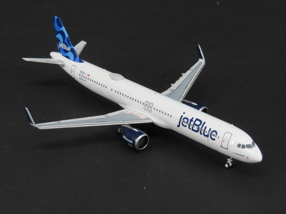 1:400 Panda Models/Winglux Die-Cast JetBlue Airlines Airbus A321 Airliner
