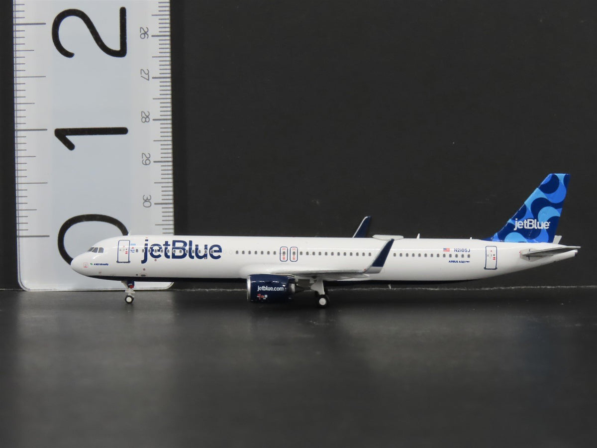 1:400 Panda Models/Winglux Die-Cast JetBlue Airlines Airbus A321 Airliner