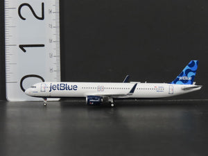 1:400 Panda Models/Winglux Die-Cast JetBlue Airlines Airbus A321 Airliner