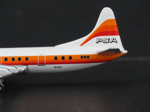 1:400 Aero Classics JetX JX201 Die-Cast PSA Lockheed L-188 Electra Airliner