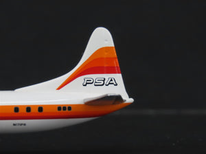 1:400 Aero Classics JetX JX201 Die-Cast PSA Lockheed L-188 Electra Airliner