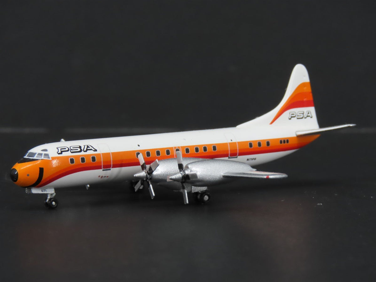 1:400 Aero Classics JetX JX201 Die-Cast PSA Lockheed L-188 Electra Airliner