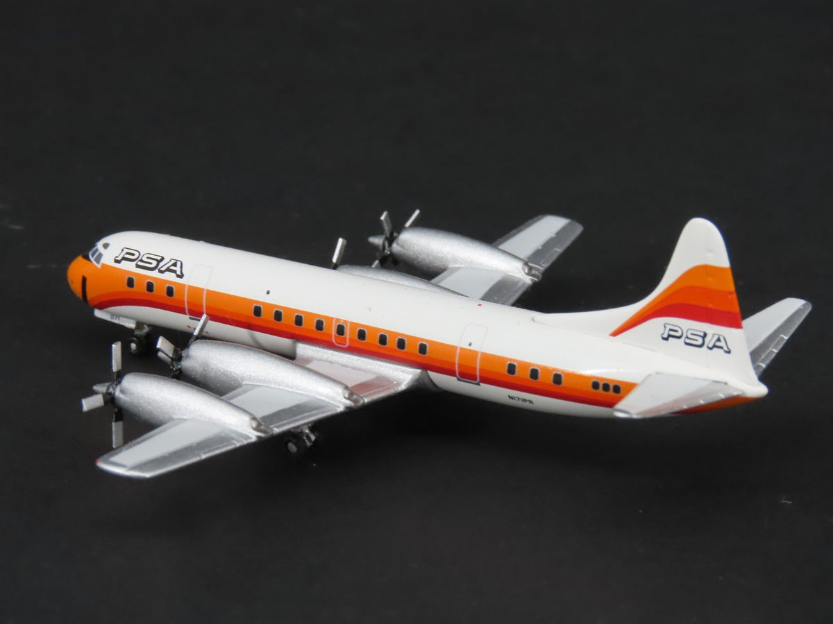 1:400 Aero Classics JetX JX201 Die-Cast PSA Lockheed L-188 Electra Airliner