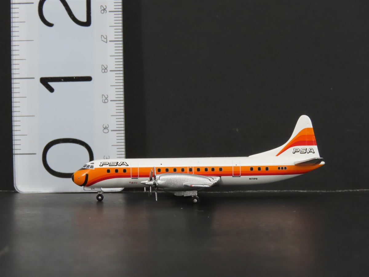 1:400 Aero Classics JetX JX201 Die-Cast PSA Lockheed L-188 Electra Airliner
