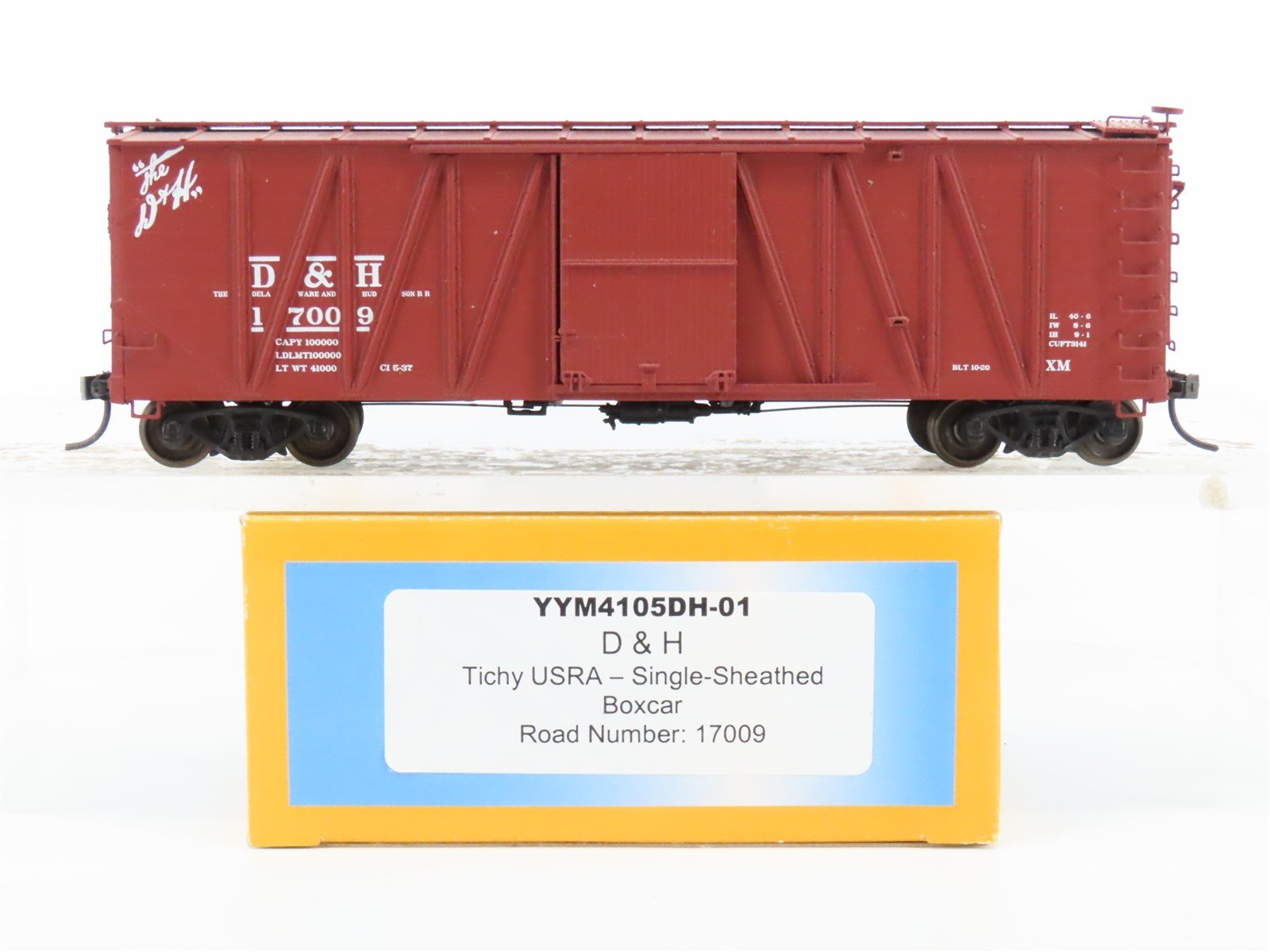 HO InterMountain YesterYear YYM4105DH-01 D&H Delaware & Hudson Box Car #17009