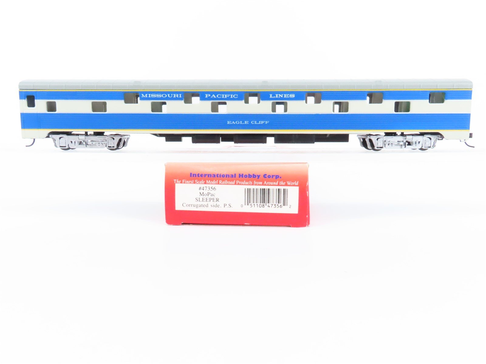 HO IHC Premier Series 47356 MP Missouri Pacific Sleeper Passenger "Eagle Cliff"