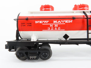 O Gauge 3-Rail MTH Rail King 30-7399 NH New Haven 3 Dome Tank Car #3240