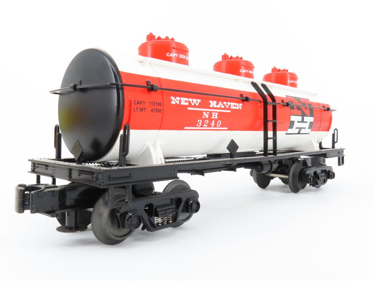 O Gauge 3-Rail MTH Rail King 30-7399 NH New Haven 3 Dome Tank Car #3240