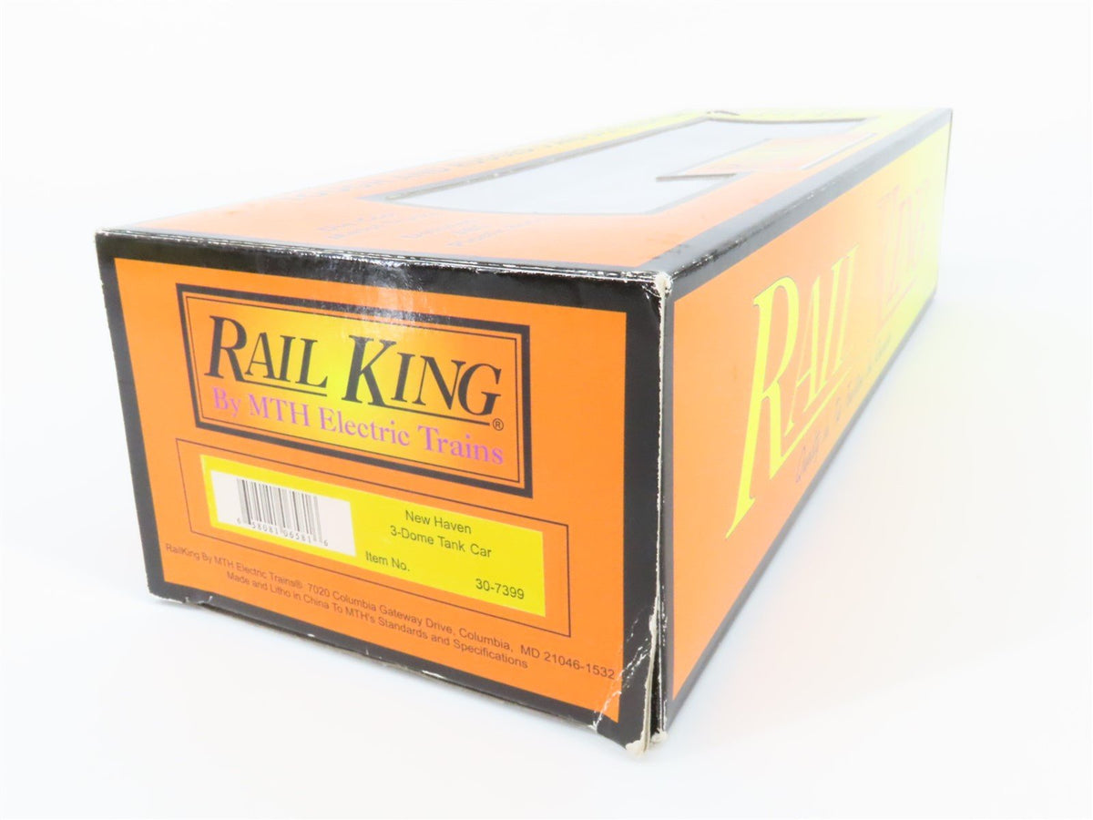 O Gauge 3-Rail MTH Rail King 30-7399 NH New Haven 3 Dome Tank Car #3240