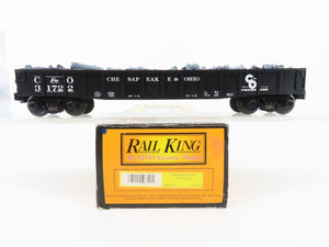 O Gauge 3-Rail MTH Rail King 30-7214 C&O Chesapeake & Ohio Gondola w/Load #31722