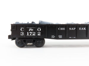 O Gauge 3-Rail MTH Rail King 30-7214 C&O Chesapeake & Ohio Gondola w/Load #31722