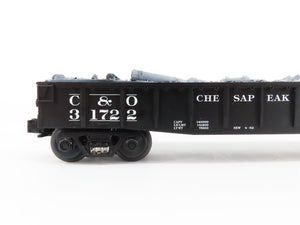 O Gauge 3-Rail MTH Rail King 30-7214 C&O Chesapeake & Ohio Gondola w/Load #31722
