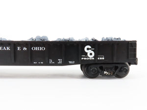 O Gauge 3-Rail MTH Rail King 30-7214 C&O Chesapeake & Ohio Gondola w/Load #31722