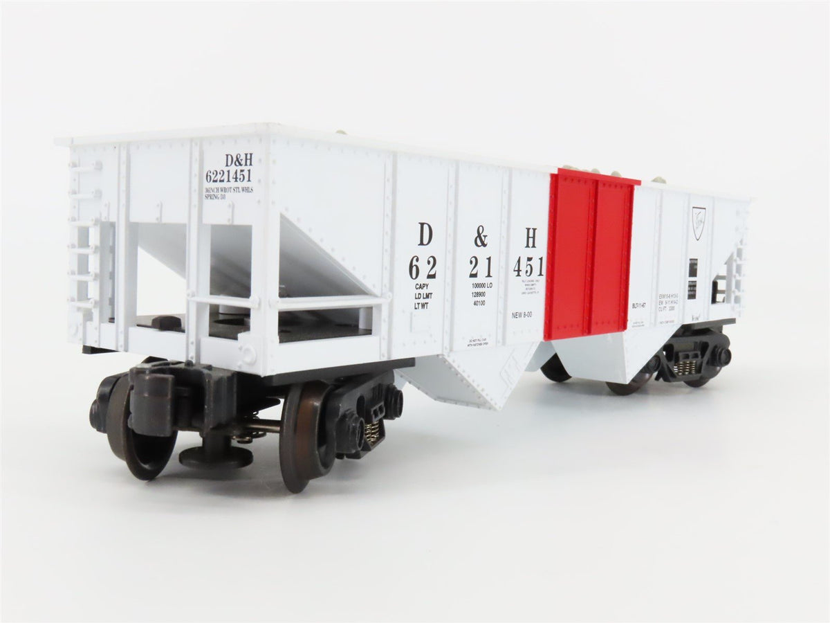 O Gauge 3-Rail K-Line K622-1451 D&amp;H 2 Bay Hopper w/Load 6221451