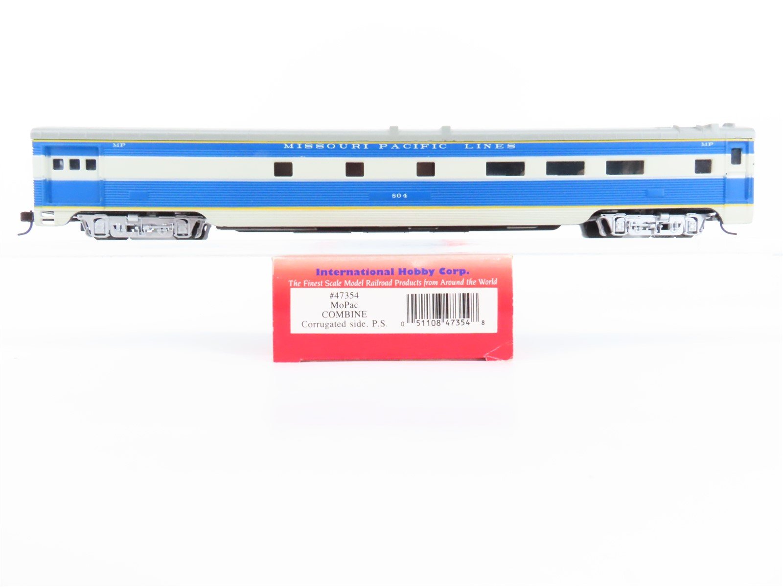 HO Scale IHC Premier Series 47354 MP Missouri Pacific Combine Passenger Car #804