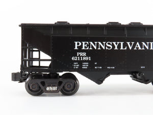 O Gauge 3-Rail K-Line K621-1891 PRR Pennsylvania 2 Bay Hopper w/Load 6211891