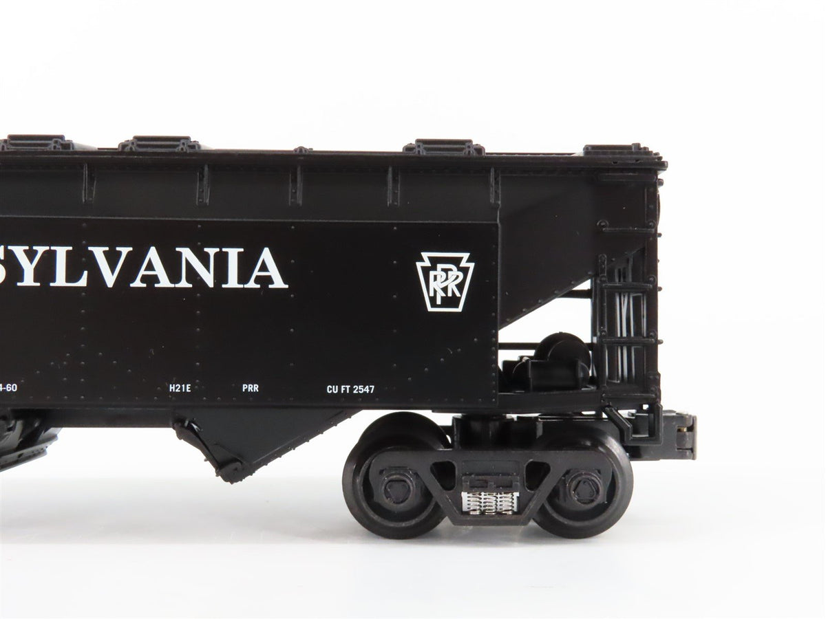 O Gauge 3-Rail K-Line K621-1891 PRR Pennsylvania 2 Bay Hopper w/Load 6211891