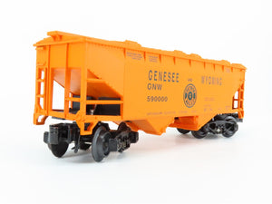 O Gauge 3-Rail K-Line K621-8013 GNW Genesee Wyoming 2 Bay Covered Hopper 590000