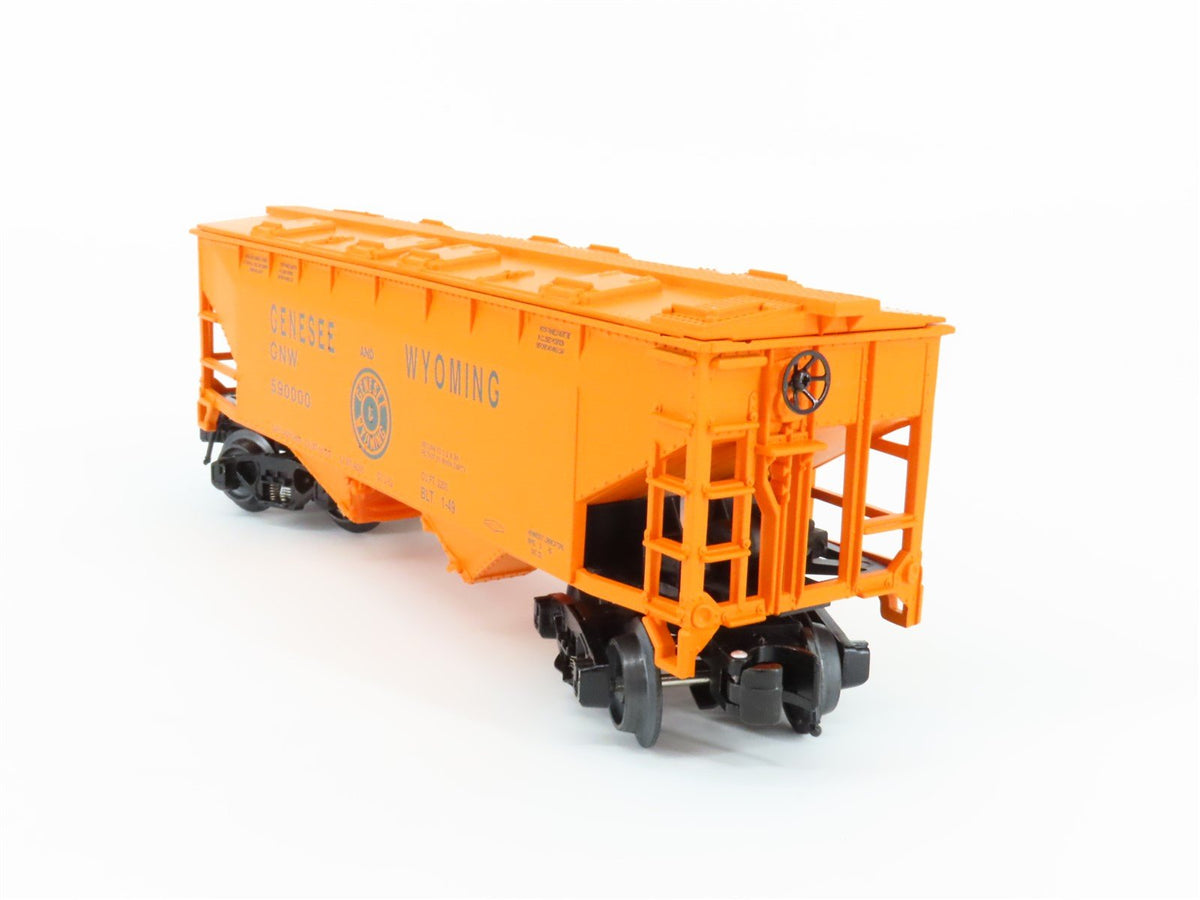 O Gauge 3-Rail K-Line K621-8013 GNW Genesee Wyoming 2 Bay Covered Hopper 590000