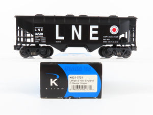O Gauge 3-Rail K-Line K621-3721 LNE Lehigh & New England 2 Bay Hopper 14518